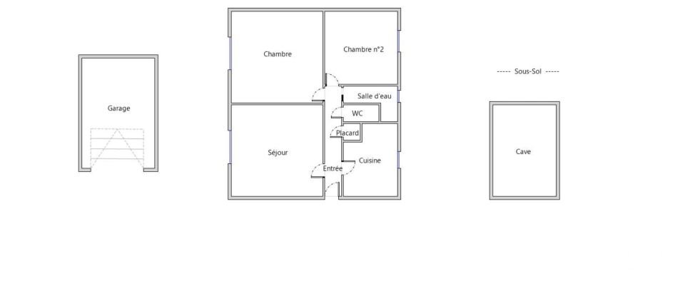 Appartement 3 pièces de 54 m² à Melun (77000)