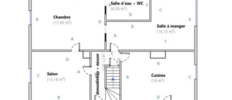 Traditional house 4 rooms of 109 m² in Brumath (67170)