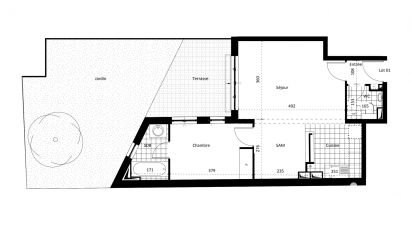 Apartment 2 rooms of 47 m² in Asnières-sur-Seine (92600)