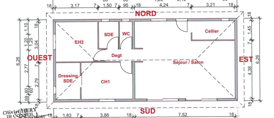 Maison 3 pièces de 86 m² à Le Lamentin (97232)