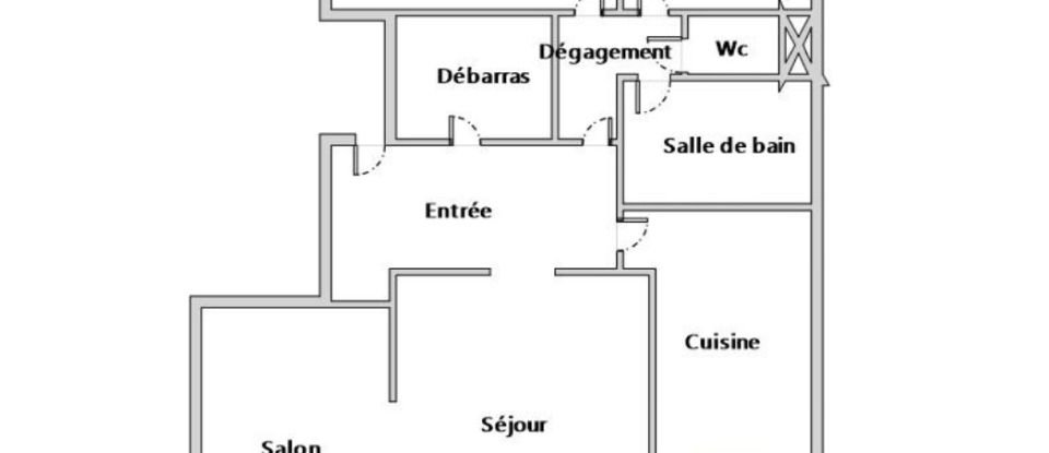 Apartment 3 rooms of 71 m² in Pertuis (84120)