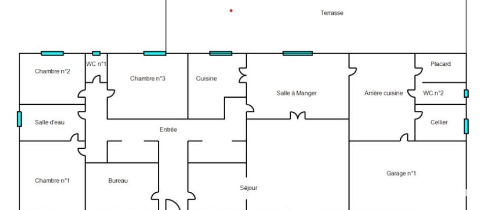 Traditional house 6 rooms of 170 m² in MACHECOUL (44270)