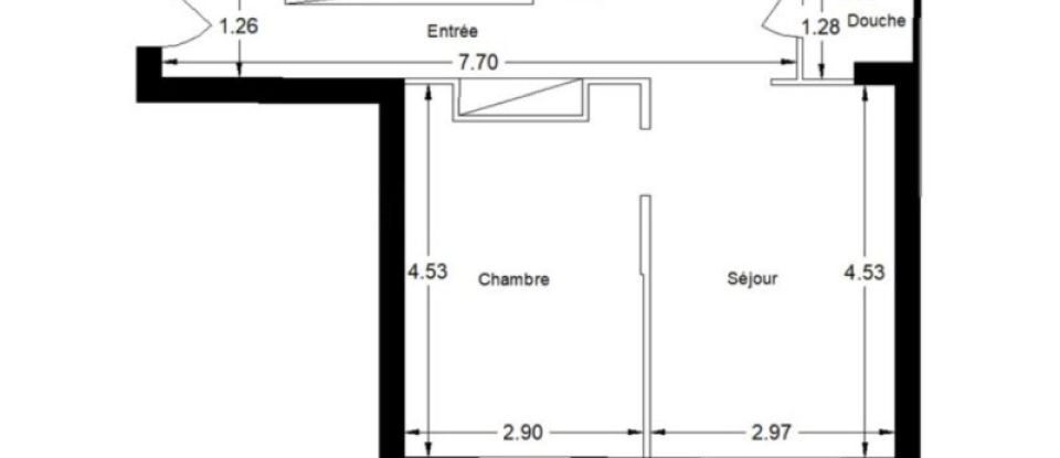 Appartement 2 pièces de 45 m² à Paris (75011)