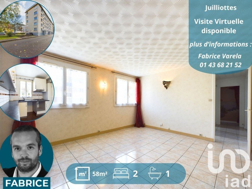 Appartement 3 pièces de 58 m² à Maisons-Alfort (94700)