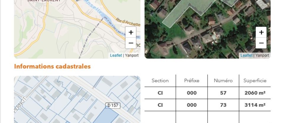 Terrain de 5 174 m² à Épinal (88000)