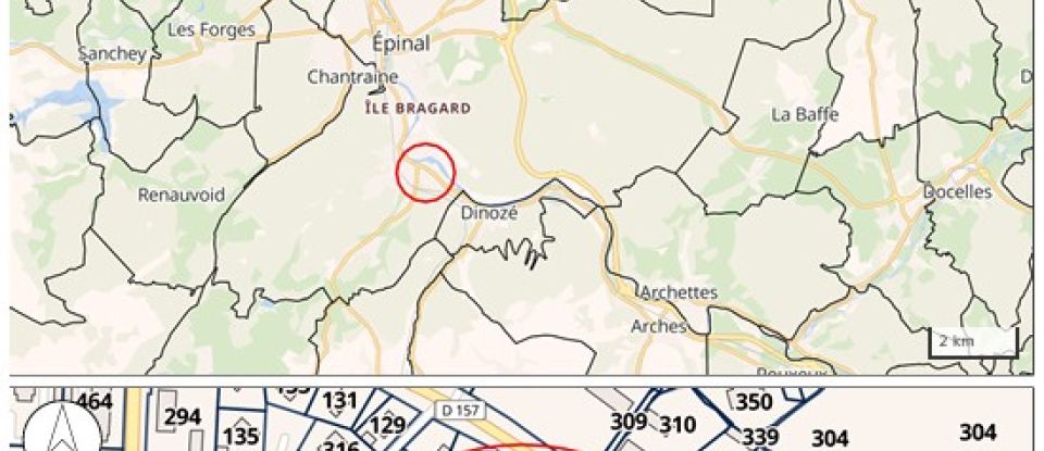 Land of 5,174 m² in Épinal (88000)