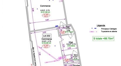 Local d'activités de 88 m² à Thorigny-sur-Marne (77400)