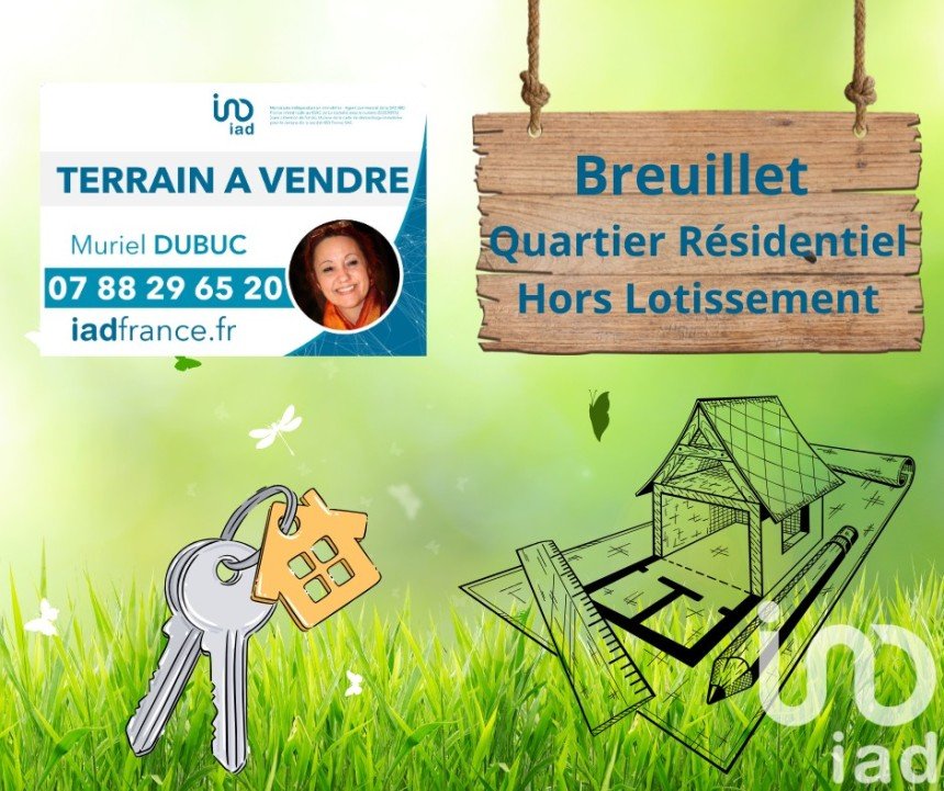 Land of 400 m² in Breuillet (17920)