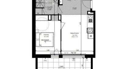 Apartment 2 rooms of 40 m² in Orléans (45000)