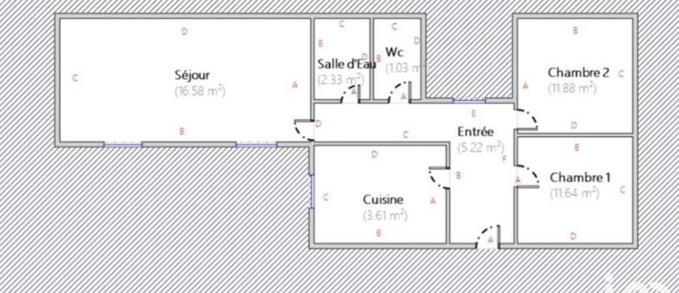 Appartement 4 pièces de 53 m² à Paris (75010)