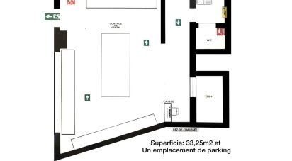 Local d'activités de 33 m² à Suresnes (92150)