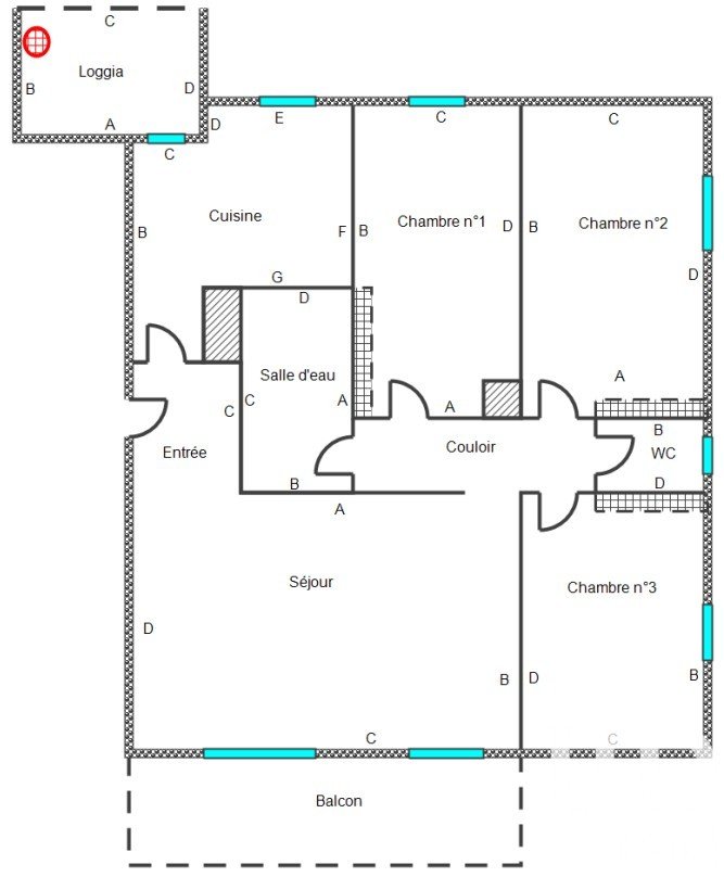 Appartement 5 pièces de 81 m² à Toulon (83000)