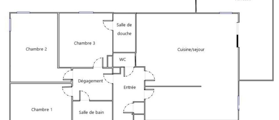 Appartement 4 pièces de 98 m² à Fréjus (83600)