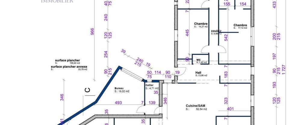 Maison 6 pièces de 156 m² à Nages-et-Solorgues (30114)