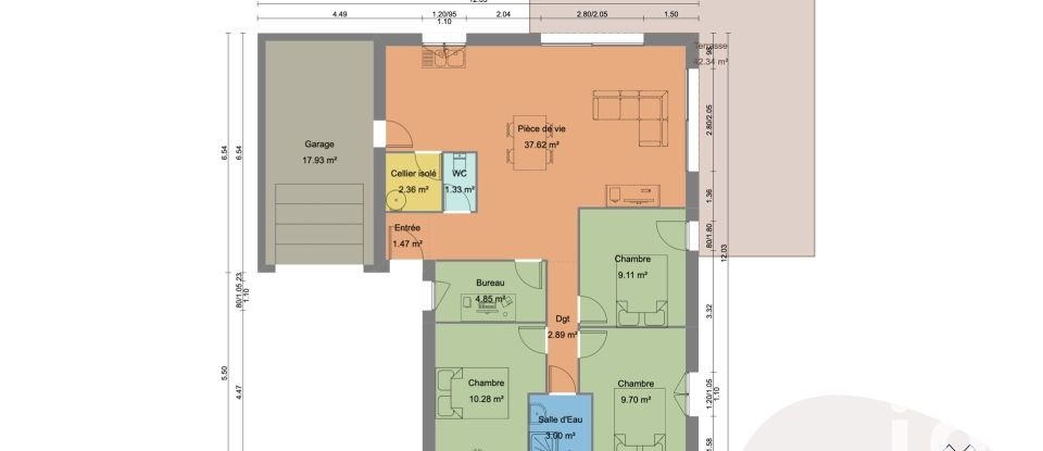 Terrain de 353 m² à Saint-Sébastien-sur-Loire (44230)