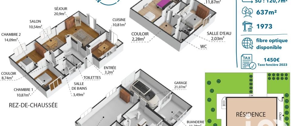 Maison 5 pièces de 113 m² à Grand-Charmont (25200)