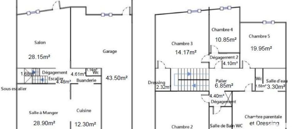 House 7 rooms of 200 m² in Mondonville (31700)