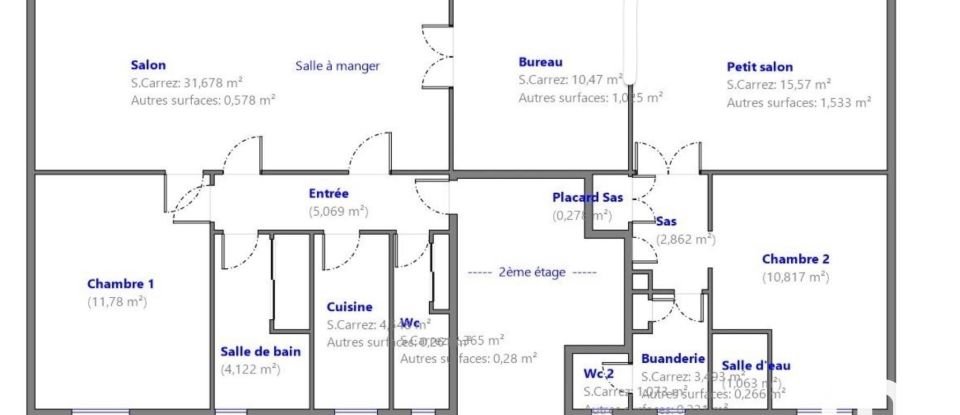 Appartement 5 pièces de 105 m² à Le Bourget (93350)