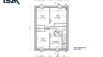 Land of 234 m² in Vertou (44120)