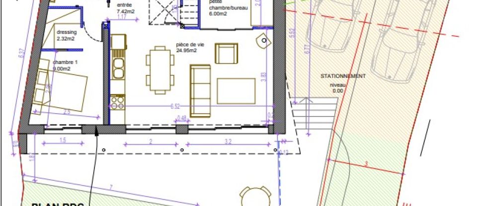 Land of 1,540 m² in Plouhinec (29780)