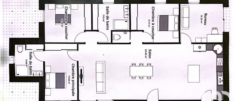 Maison traditionnelle 6 pièces de 137 m² à Fumel (47500)