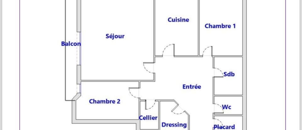 Appartement 3 pièces de 72 m² à Élancourt (78990)