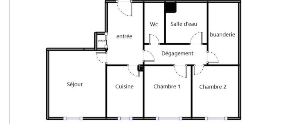 Appartement 3 pièces de 62 m² à Saint-Ouen-sur-Seine (93400)