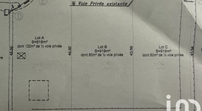 Terrain de 919 m² à Perthes (77930)