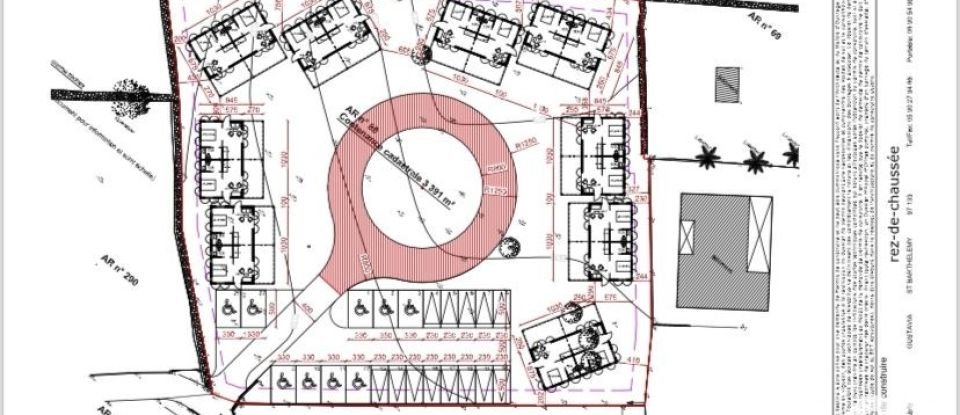 Terrain de 3 485 m² à Saint-Barthélemy (97133)