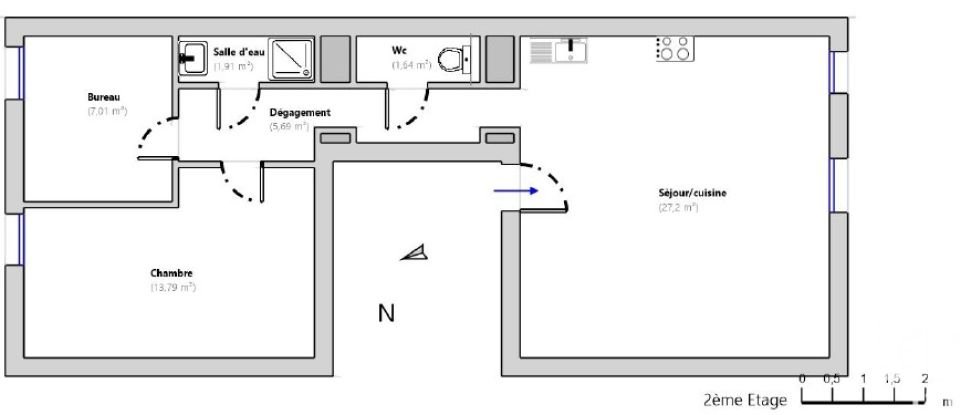 Apartment 3 rooms of 57 m² in Le Muy (83490)