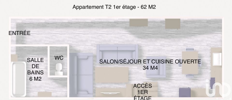 Immeuble de 381 m² à Ham-les-Moines (08090)