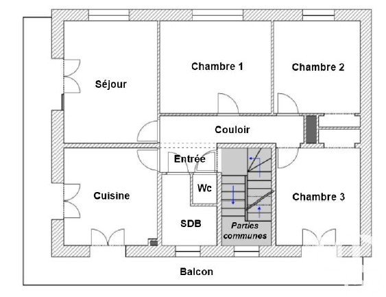 Appartement 4 pièces de 80 m² à Aix-les-Bains (73100)