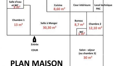 Maison 5 pièces de 131 m² à Poitiers (86000)