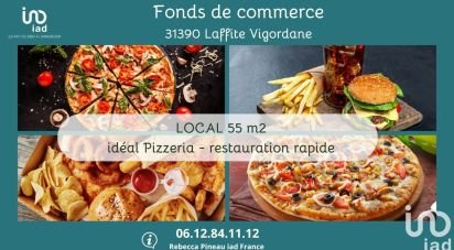 Pizzeria of 55 m² in Lafitte-Vigordane (31390)