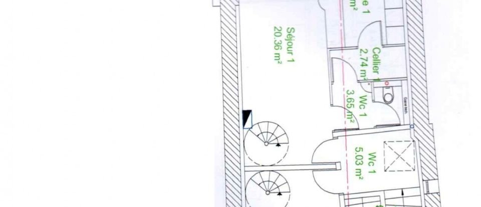 Immeuble de 270 m² à Decazeville (12300)