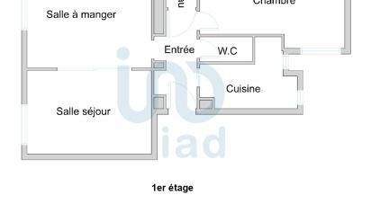 Appartement 3 pièces de 38 m² à Paris (75012)