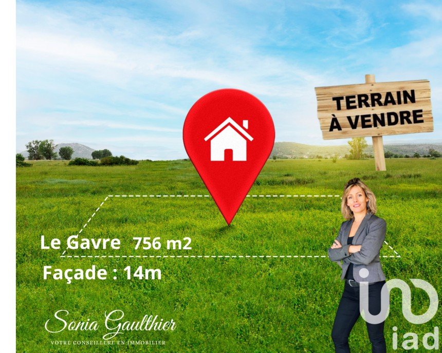 Terrain de 756 m² à Le Gâvre (44130)