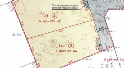 Land of 734 m² in Veauche (42340)