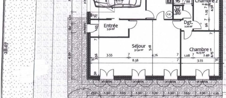 Maison 3 pièces de 85 m² à Surgères (17700)