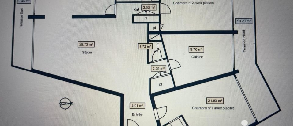 Appartement 4 pièces de 110 m² à Mandelieu-la-Napoule (06210)