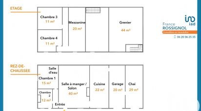 Maison traditionnelle 6 pièces de 134 m² à Massac (17490)