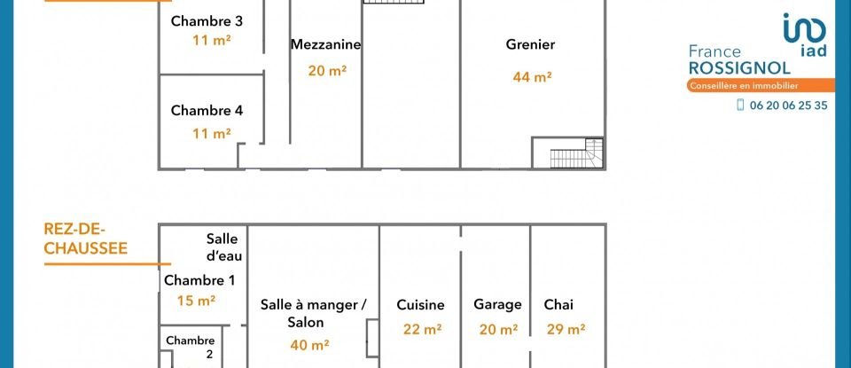 Maison traditionnelle 6 pièces de 134 m² à Massac (17490)