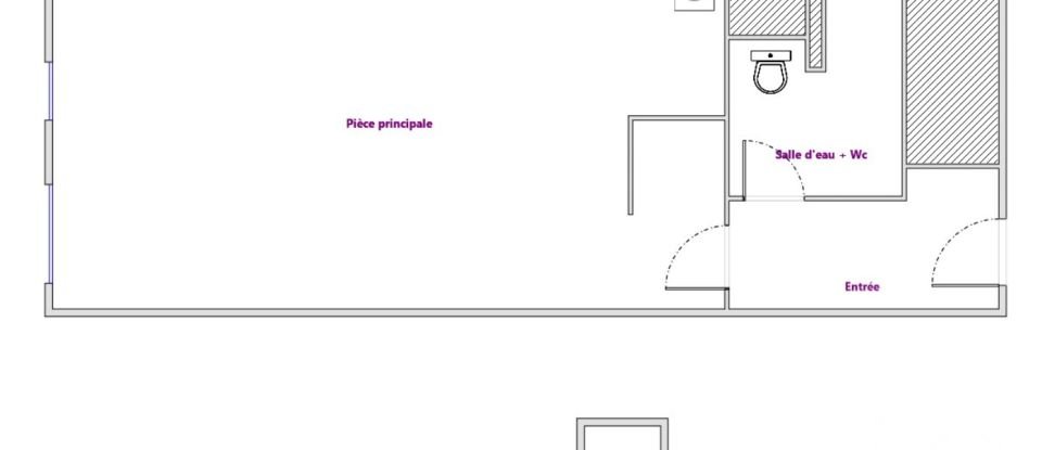 Appartement 1 pièce de 18 m² à PRAPOUTEL (38190)