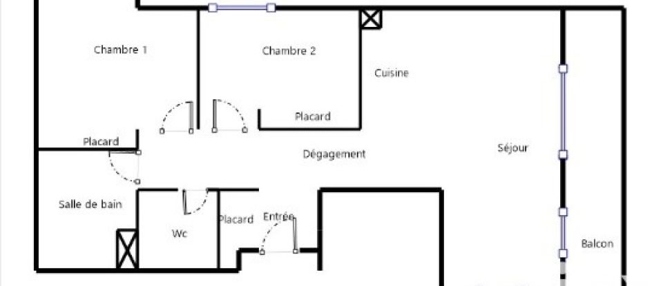 Appartement 3 pièces de 71 m² à La Garenne-Colombes (92250)