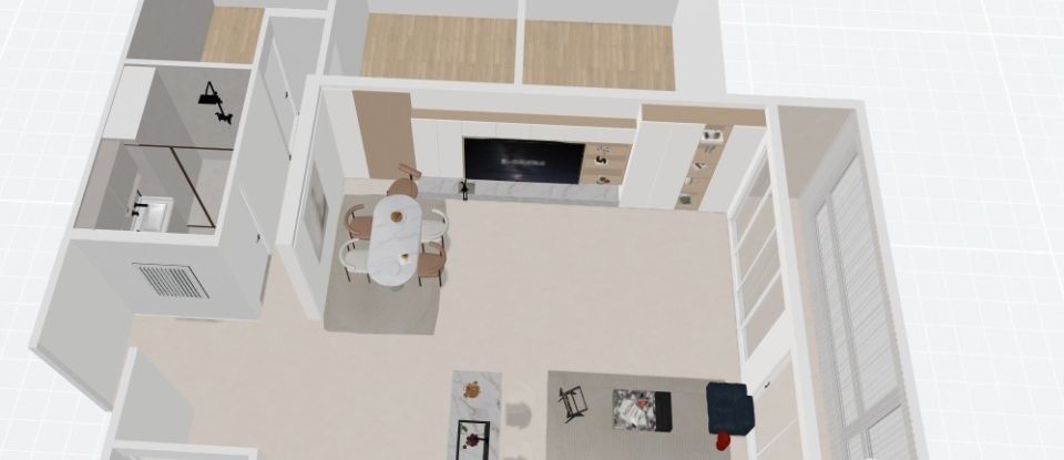 Appartement 4 pièces de 79 m² à Paris (75013)