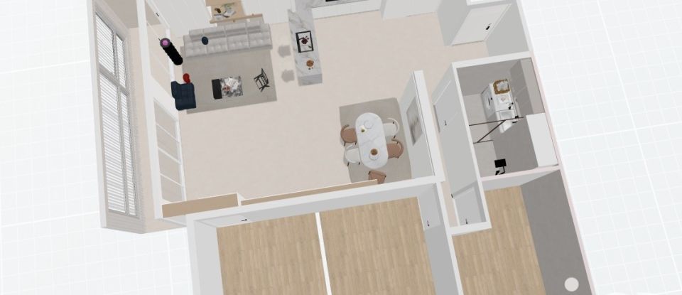 Appartement 4 pièces de 79 m² à Paris (75013)