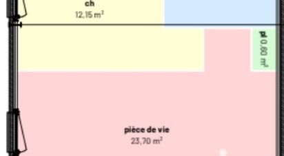 Appartement 1 pièce de 44 m² à Reims (51100)