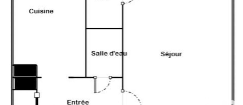 Studio 1 pièce de 25 m² à Paris (75014)