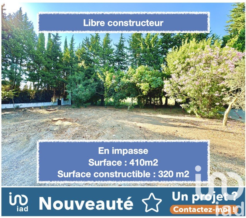 Terrain de 410 m² à Fontvieille (13990)