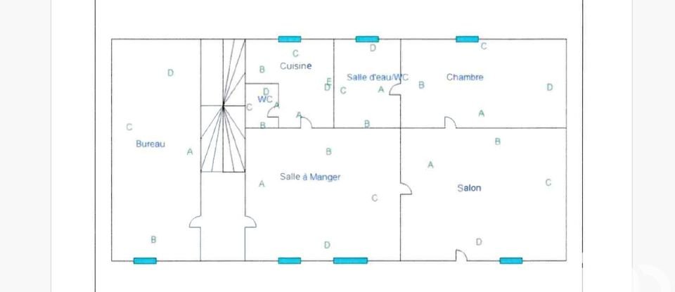 Apartment 3 rooms of 73 m² in Bédarieux (34600)